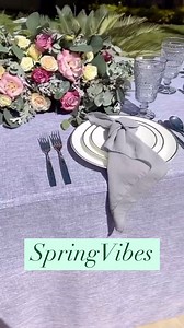Spring Vibes  #springvibes #spring #springwedding #weddingplanner #eventlinens #eventdecor #tablecloths #eventdesign #eventplanner #corporateevents #eventprofs #tabletopdesign #colorfultablescapes #tablescape #realwedding #realweddings #caratsandcake #tablescapes #tabledecor #tabledecoration #weddingideas #weddingdetails #weddingrentals #stylemepretty #weddingdecor #weddingdecoration #weddinginspo #creativelywed #modernbride #glamwedding | Connie Duglin Linen Rental | Facebook