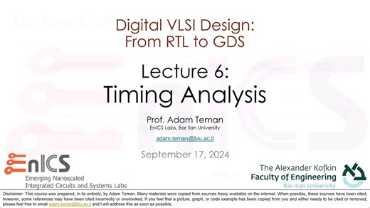 Static Timing Analysis