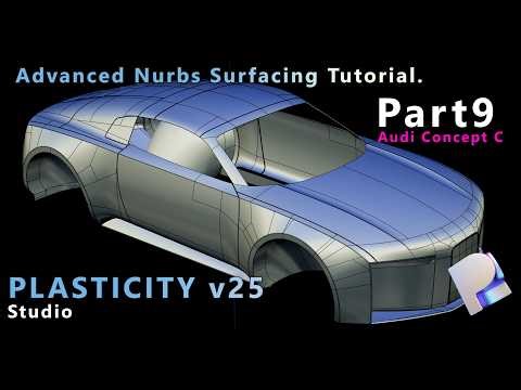 PLASTICITY v25.3 Studio | Advanced Nurbs Surfacing Tutorial | On Patreon | Part 9 | Gap Dimensions