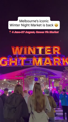 2.3K views · 707 reactions | Melbourne’s iconic Winter Night Market...