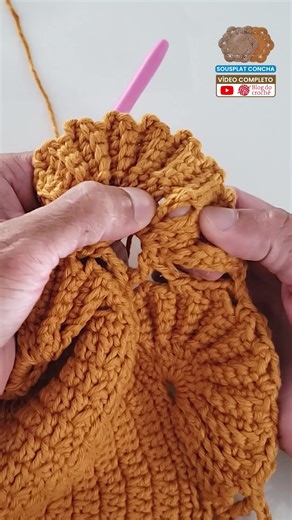 O segredo é o bico! - O Sousplat de crochê que todo mundo está pedindo Parte 87 | Blog do crochê - Samuel Ramos