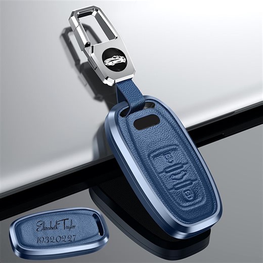 Personalized Car Key Cover for A4 A4L A5 A6 A6L A7 A8 Q5 Q8 R8 RS4 RS5 RS6 RS7 S4 S5 S6 S7 S8 3 Button Key Box Leather Key Holder Key Shell - Etsy