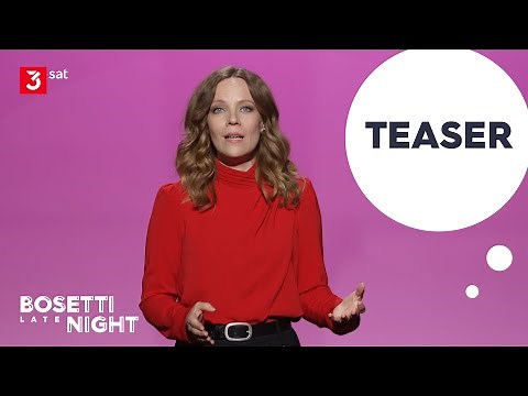 Heute um 21 Uhr auf 3sat: BOSETTI LATE NIGHT mit Torsten Sträter!