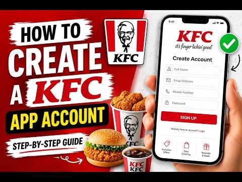 How to Create a KFC App Account (Step-by-Step Guide)