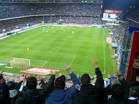 Ultras Sur en el Calderón (11/12) Ole, ole, ole, cornudo Simeone