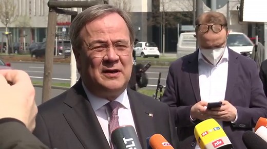 Das sagt Armin Laschet zur Kanzlerkandidatur bei den Grünen