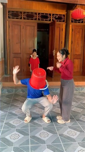 Magic bucket 😂😍😘🥰 #funny #comedy #familyfun