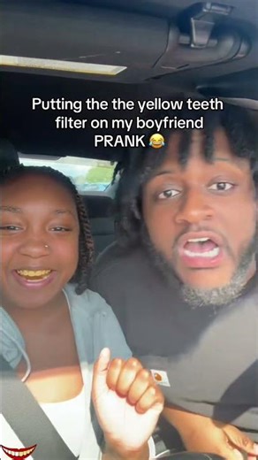 Teeth yellowing prank #usa #funny #funnyvideos #funnytiktok