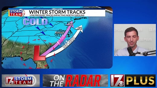 In three to four months, this storm setup would have generated far more hype around it, not just for coastal areas. Why? This would have been an ideal setup and storm location for snow across central and eastern NC, as well as up the eastern seaboard. Have you ever wondered what setup brings us winter weather? This week's On The Radar features a brief breakdown of the two setups we see most often for winter weather in NC. Will the Nor'easter happen again down the road? | Meteorologist Ross Whitl
