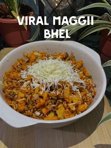 Viral instant maggi bhel #diy #recipe #food #song #shorts #maggi #viral #youtubeshorts #cooking
