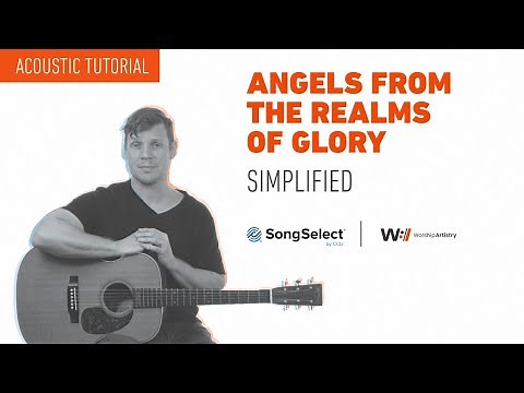 Angels From The Realms of Glory - Acoustic Guitar Tutorial