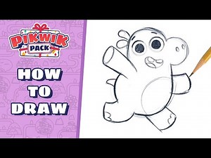 How to Draw Tibor 🎁✨ Pikwik Pack
