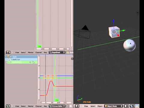 Keyframe Animating with Curves and Dope Sheet in Blender 3D