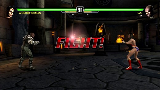 MK vs DC battles - Wonder Woman vs Jax