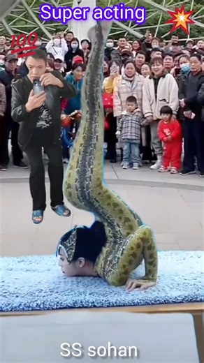 Amazing Snake Style Contortion! 🐍😱 #Shorts
