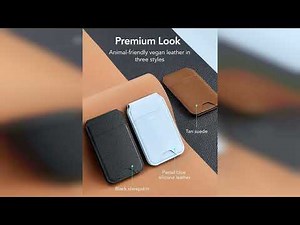 Review: ESR Magnetic Wallet, Compatible with MagSafe Wallet with Adjustable Stand, for iPhone ...