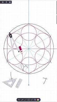 How to Draw an Amazing Geometric Pattern Using Compass & Scale | Step-by-Step Geometry Art