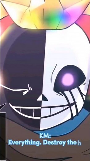 EVERYTHING!SANS (KM CONTROL) (OMNI-KEY) VS GODVERSE!SANS AND FOREVER!ERROR #undertale #sans
