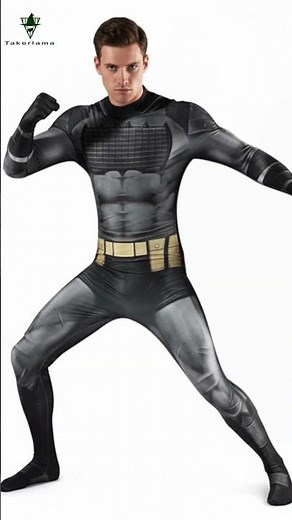 #Takerlama Absolute Batman Bruce Wayne Cosplay Costume With Mask Takerlama