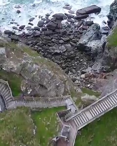 We've got those feet tingling feelings just looking at this footage from Tintagel Castle 😍 Will you be making the crossing? | English Heritage