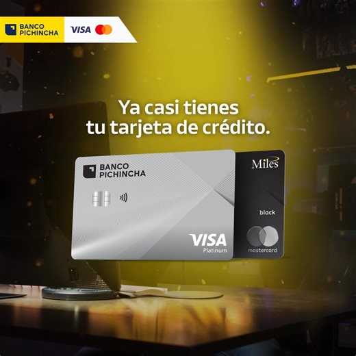 La forma más rápida de pedir una tarjeta de crédito. Elige la marca y el cupo de tu tarjeta ¡y listo! | Banco Pichincha
