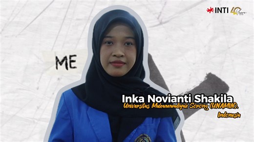 INTI International University – Malaysia on Instagram: "Meet Inka Novianti Shakila from Universitas Muhammadiyah Sorong, Indonesia, an Accounting student who joined INTI International University as a student mobility participant. During her time at INTI, Inka experienced a unique learning structure that blends lectures with tutorials, helping her better understand and apply academic concepts. Supported by approachable lecturers and a vibrant, multicultural campus, she enjoyed meaningful interact