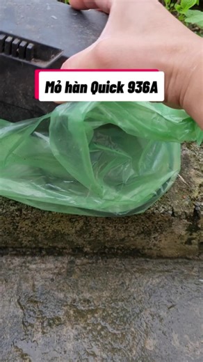 Thay tay hàn cho mỏ hàn Quick 936A cũ #mohan #suachua #hoangdientu