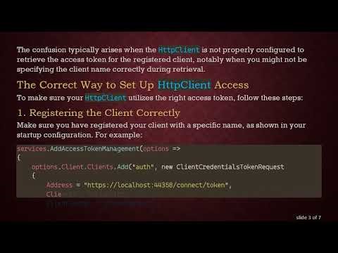 Solving Role Claim Issues with HttpClient in .AddClientAccessTokenHandler()
