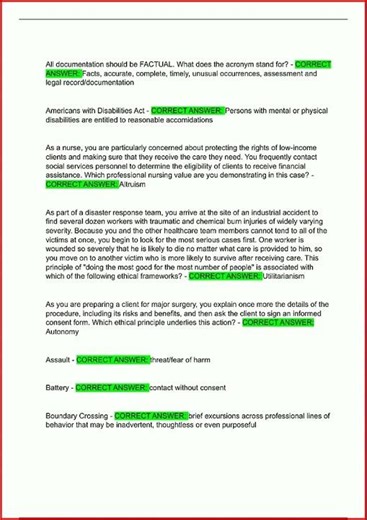 Nsg 5000 Exam 1 Latest Update Actual Exam From Credible Sour video