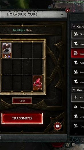 Diablo 4 - Awesome 5 GA ring out of transfiguration #diablo4 #diabloiv