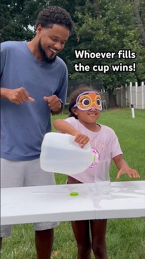 Blindfold Water Challenge: Most Water Wins!