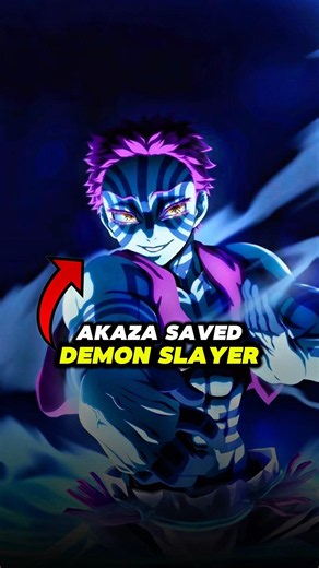 Akaza Saved Demon Slayer #demonslayer #shorts