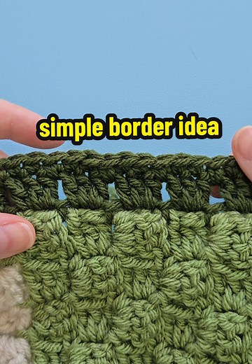 Simple Crochet Border for Corner to Corner Blankets
