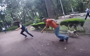 Out Of Control Mexican Pranksters Rub Dog Sh*t On People & Pie Them In The Face!