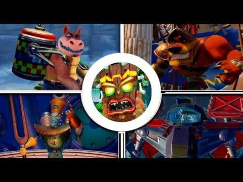 Crash bandicoot 3 | All bosses + Cutscenes