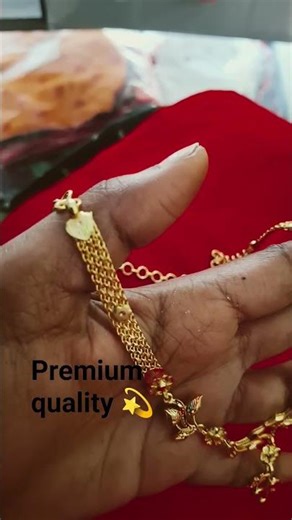 💞one gram gold plate jewellery premium quality and western dress and sare 🥳🥳Dm price just 470rs💞💞
