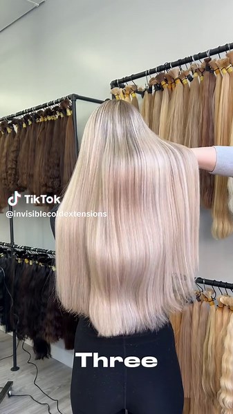 Easy to get ash highlights extensions mix 2 shades of human hair and spend 6 hours😀 Used human hair N12 and N7.1 from @Gfusionhaircompany 💕 #ash #ashhighlights #hair #extensions #newyork #iceextension #invisiblecoldextensions #highlights #blonde #blondehighlights #hairgoals #hairstyle #hairtransformation #finehair #blondehair #micro