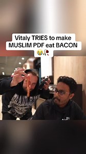 VITALY tries to make MUSLIM PDF EAT BACON 😭💔 #kick #kickstreaming #fyp #adinross #vitaly