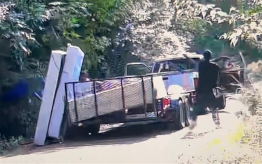 ILLEGAL Dumpers on Percy B Simpson. Help us put a stop to people using Jackson’s streets as dumping grounds!! If you have any information on who these violators are please contact JPD at 601-960-1234 or Crime Stoppers at 601-355-TIPS (8477). | Jackson Police Department