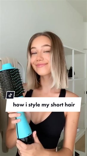 Everyday Short Hair Tutorial with Revlon One-Step | Hair Styling Tips