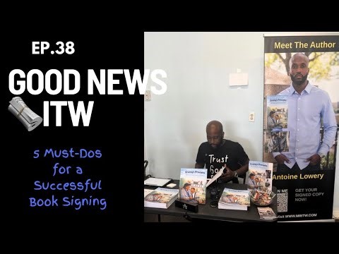 “How to prepare for an author book signing event”