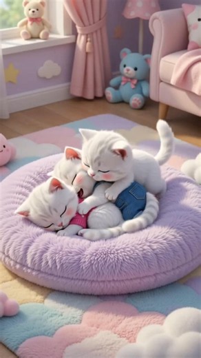 3 Cute Kittens Fight Then Drink Milk 🐱🍼#CuteKittens #Cats #FunnyCats