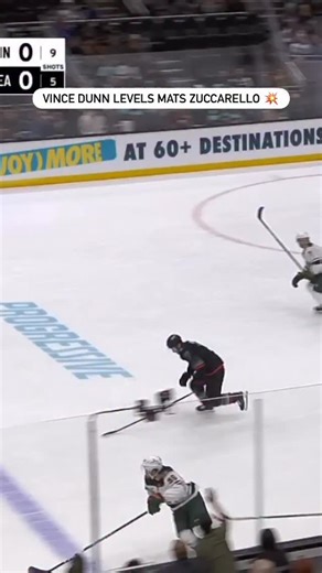 Chaos ensues after Vince Dunn lays a heavy hit on Mats Zuccarello 😳 | Sportsnet