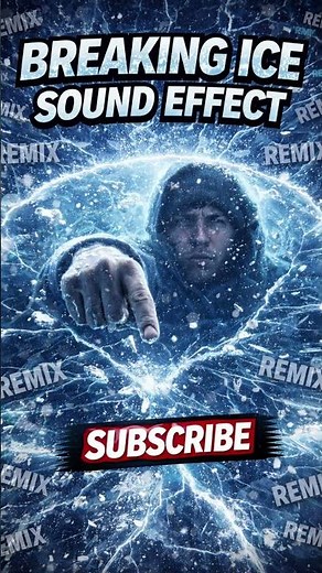 Ice Cracking Sound Effect (Breaking Frozen Lake SFX) – Cinematic Ice Crack
