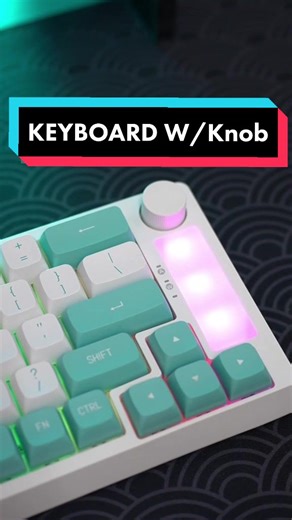 Infinity 67 Wireless Mechanical Keyboard with a Knob. Finally everyone can enjoy a budget yet useful keyboard with wireless connection. #keebsproject #mechanicalkeyboard #setupgaming #keyboard #keyboardasmr #Infinity67 #mechkeyboard #pepsiapplepiechallenge
