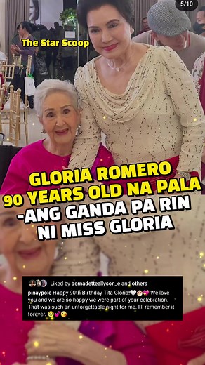 Gloria Romero 90 yrs old na pala -ang ganda pa rin ni Miss Gloria #GloriaRomero | The STAR Scoop
