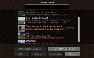 What will happen to old worlds in the Minecraft 1.19 update?