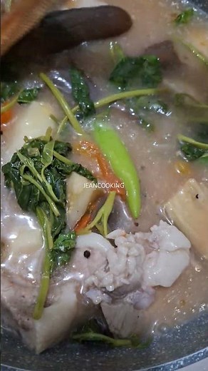 Sinigang na Baboy with Gabi #sinigang ##sinigangnababoy #jeancooking #cooking #food #filipinofood