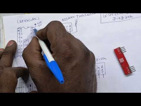 wirless circuit diagram | 433mhz | RF Module Digram| ‪@diydrnadeem‬