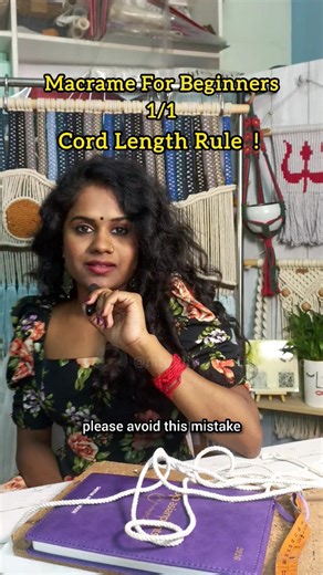 Macramé Tip for Beginners – Cord Length Rule